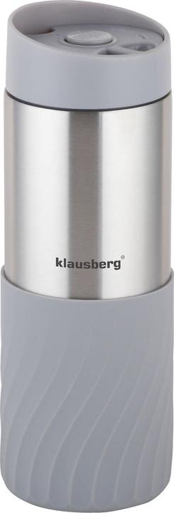 Produktbild Klausberg 2er-Set Doppelwandiger Thermobecher, 420ml, grau (0.42 l)