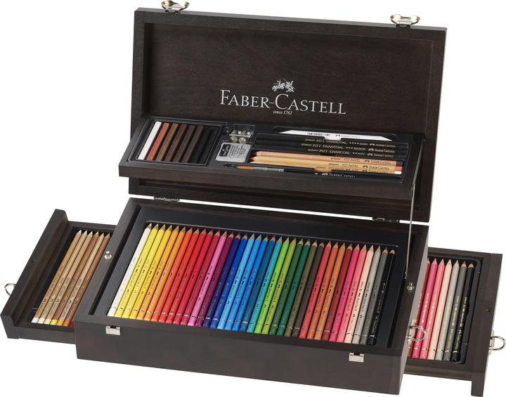 Immagine prodotto Faber-Castell Cassa di legno Art&Graphic Collection (Multicolore, 125 x)