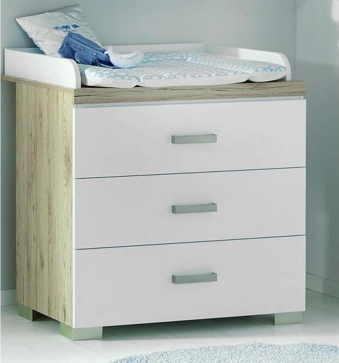 Immagine prodotto Transland Stanza per bambini Hilja con lettino e cassettiera con fasciatoio (Fasciatoio, Culla)