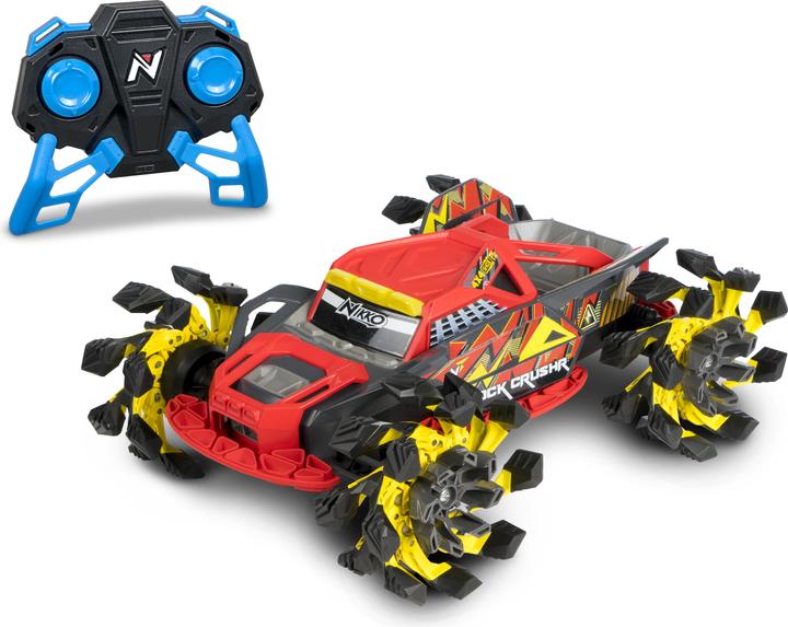 Nikko RC 19070 Rock CrushR, remote-controlled RC car, off-road vehicle up to 14 km/h, automatic offfa