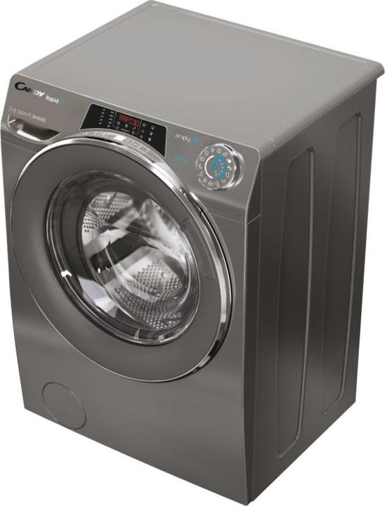 Immagine prodotto Candy RO41276DWMCRE-S Lavatrice, A, Caricamento frontale, Profondità 45 cm, 7 kg, Grigio (7 kg, A sinistra)