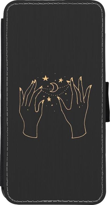 Produktbild PhoneLook Hülle Wallet schwarz Grey magic hands (Apple iPhone XR)