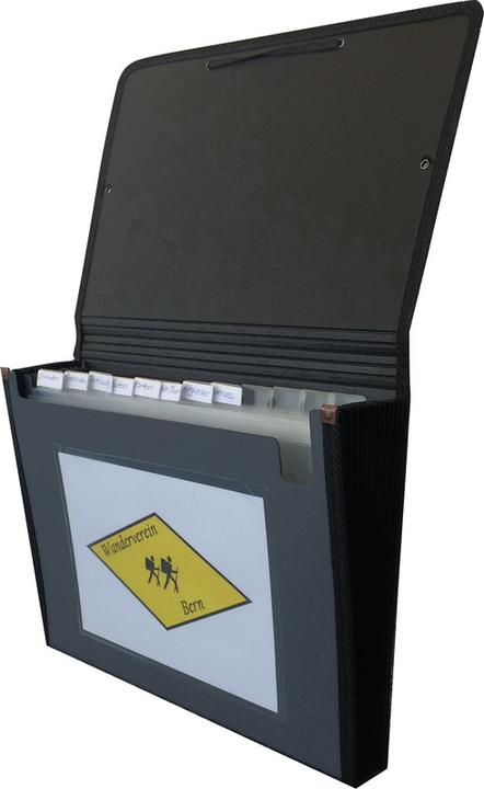 Immagine prodotto Kolma Cartella A4 superstrong 12 linguette antracite (A4, 1 x)