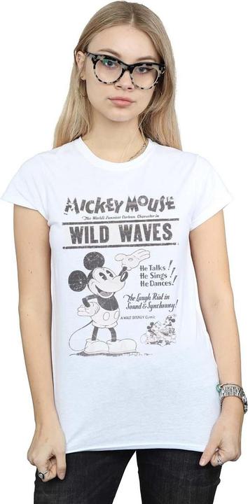 Immagine prodotto Disney Mickey Mouse Making Waves Maglietta Donna (XXL)