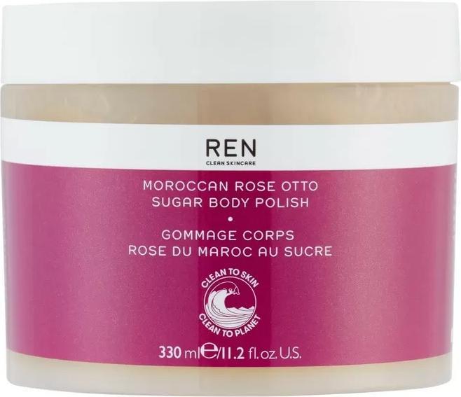 Actual product image Ren Moroccan Rose Otto Sugar Body Polish (330 ml)