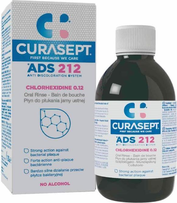 Actual product image Curasept ADS 212 Mouthwash 0.12 % (200 ml, Mouthwash)