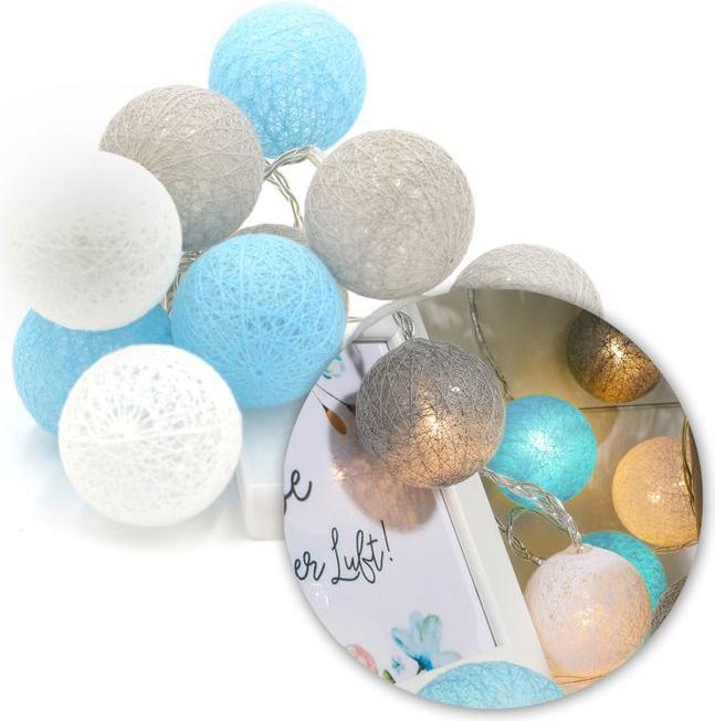 Actual product image Hermex 2.2m LED Light Chain Ball Light Garland Decoration (2.20 m)