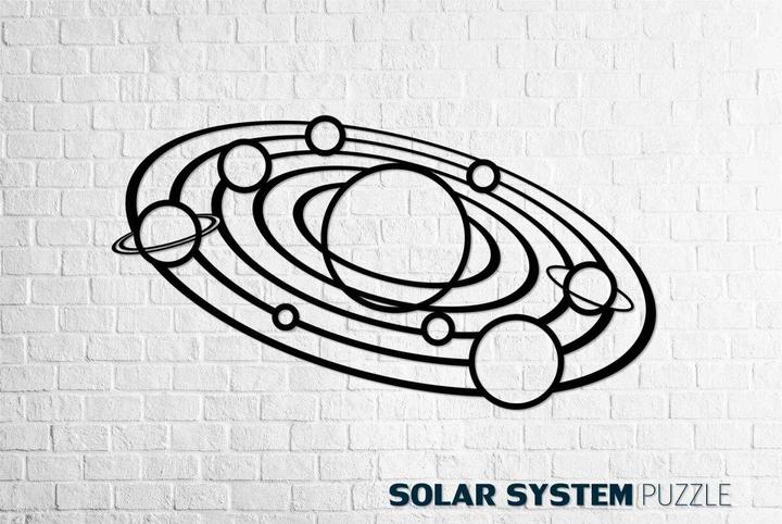 Produktbild Eco Wood Art Sonnensystem (80 x 36 cm)
