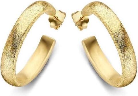 Casa -Schmuck Oorringen Klasse S Satin - Gold vergoldet (Silber)