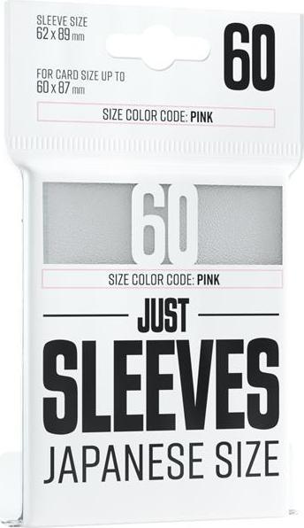 Gamegenic GGX10015ML - Buste Just - formato giapponese, bianco (60 buste)