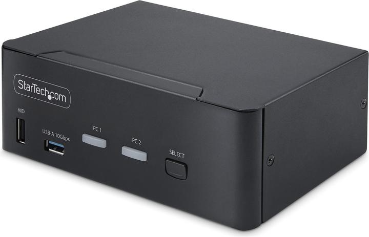 StarTech COM 2-Port Dual-Monitor DisplayPort KVM Switch DP 1.4 8K 60Hz 4K 144Hz 2x USB 3.2 10Gbps Po