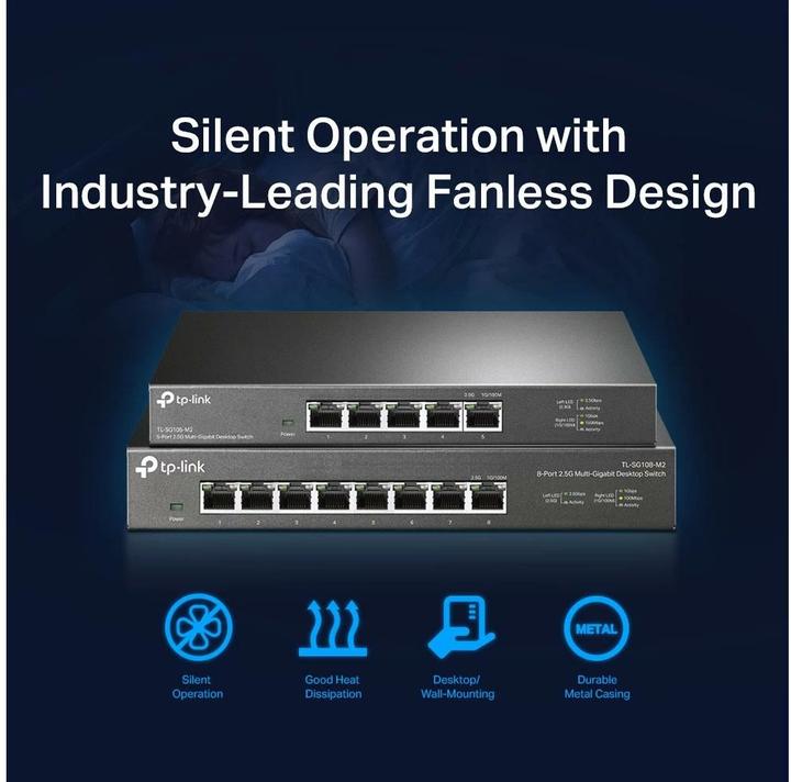 Actual product image TP-Link TL-SG105-M2 (5 Ports)