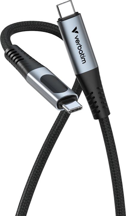 Actual product image Verbatim Sync & Charge USB C to USB C 100W Display 120 cm (1.20 m, USB 2.0)