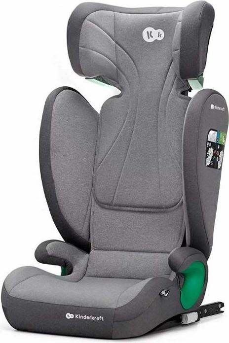 Immagine prodotto KinderKraft Junior Fix 2 I-Size Rocket Grey (Seggiolino per bambini, ECE R129/i-Size Standard)