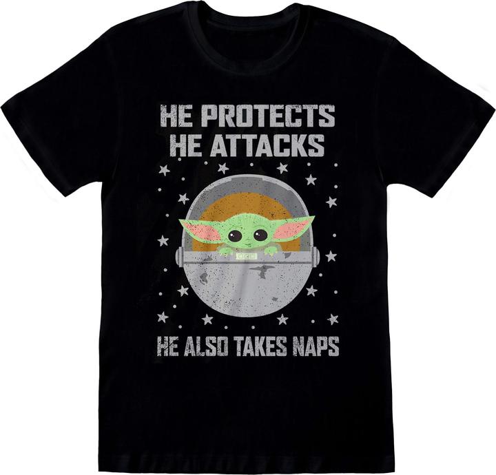 Star Wars Protects And Attacks TShirt (M)