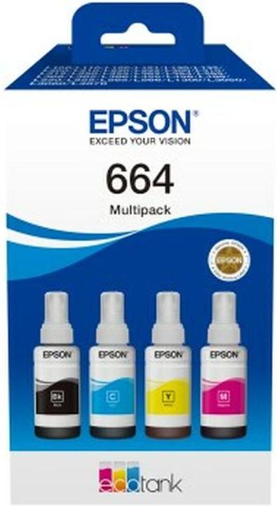 Produktbild Epson Ink/664 EcoTank 4-colour multipack (M, BK, Y, C)