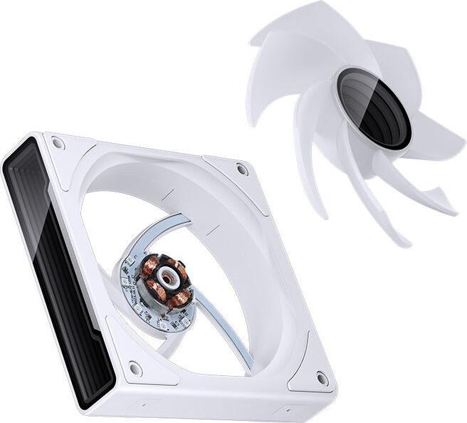 Produktbild Jonsbo ZK-120WR 3in1 Lüfter - A-RGB, weiss Reverse (120 mm, 3 x)