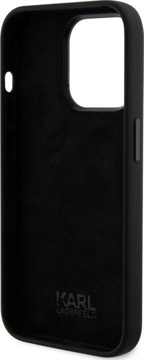 Immagine prodotto Karl Lagerfeld KLHCP15LSMHCNPK iPhone 15 Pro 6.1" czarny/nero Silicone Choupette Metal Pin (Apple iPhone 15 Pro)