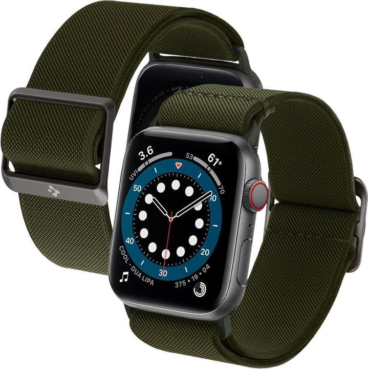 Actual product image Spigen Fit Lite Band for Apple Watch Series 42, 44, 45, 49 mm - khaki (42 mm, 44 mm, 45 mm, 49 mm, Nylon)
