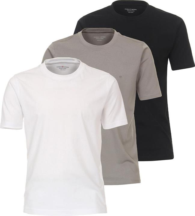 Produktbild Casamoda 3er Pack Basic T-Shirt (L)