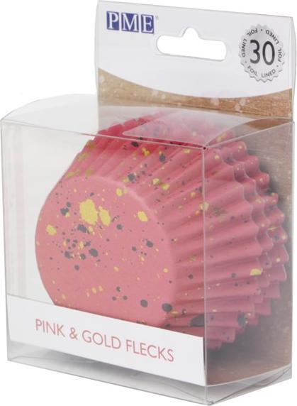 Produktbild PME Cupcake Förmchen Rosa & Gold (5 cm)