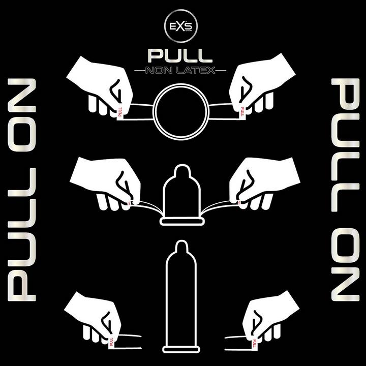 Productafbeelding EXS Pull - Non-Latex Condoms - 6 Pieces (6 Pcs.)
