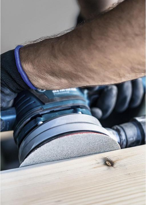 Actual product image Bosch Professional Zubehör Expert M480 sanding net for random orbital sander, 125 mm, G 150, 5 pieces (150)
