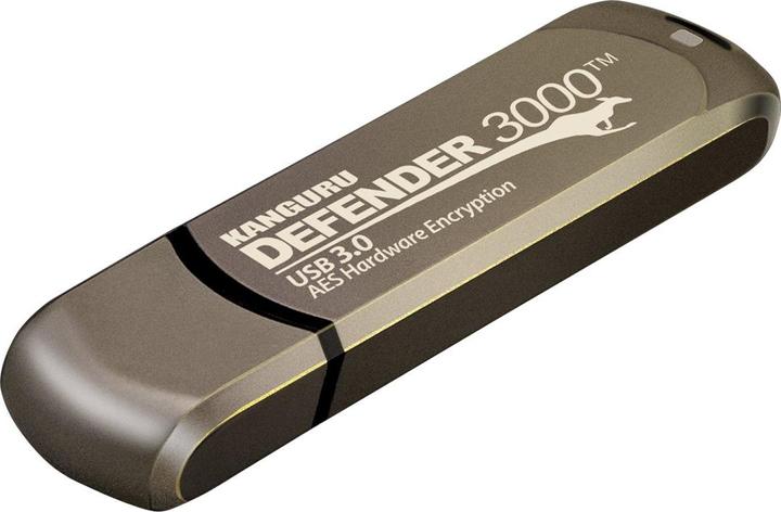 Actual product image Kanguru Defender 3000 - 128 GB - USB Type-A - 3.2 Gen 1 (3.1 Gen 1) - Cap - 38 (128 GB, USB-A)