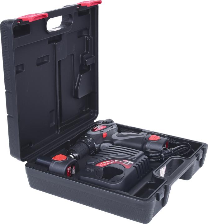 Produktbild KS Tools Akku-Bohr-Schrauber, 24Nm, 1.870 U/min 10,8V, mit 2 Akkus und 1 Ladegerät (Akkubetrieb)
