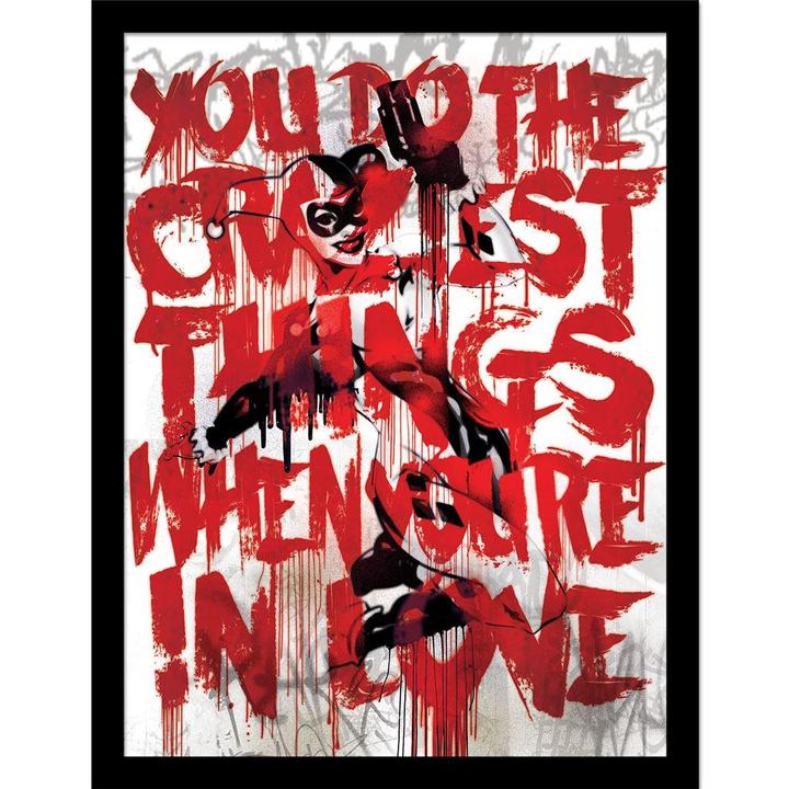 Produktbild Batman Gerahmtes Poster Harley Quinn Love (40 x 30 cm)