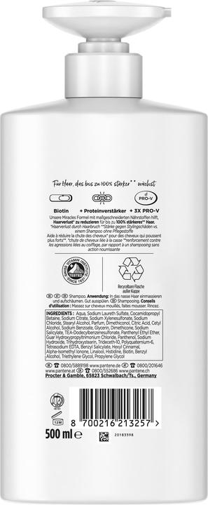 Actual product image Pantene Grow Strong (500 ml, Liquid shampoo)