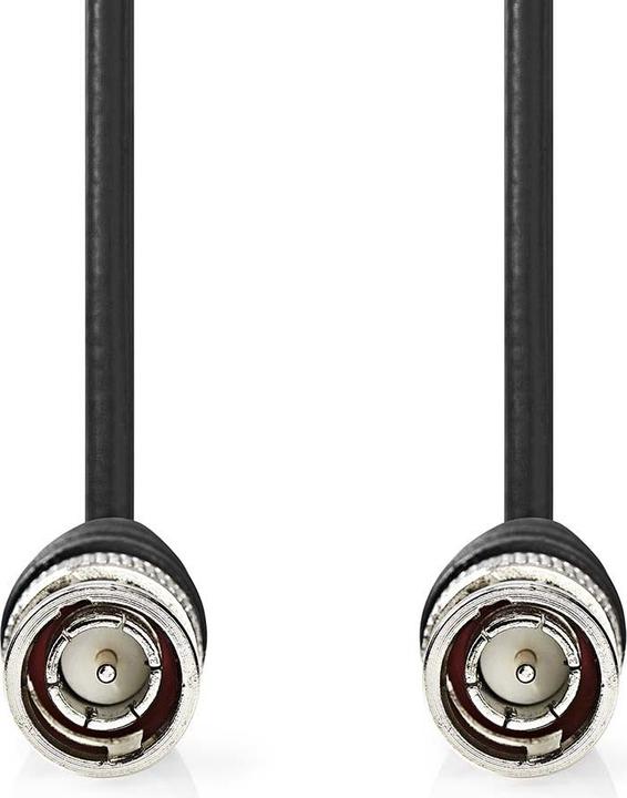 Immagine prodotto Nedis Cavo video BNC | Spina BNC | Spina BNC | Nichelato | 75 Ohm | 2,00 m | Rotondo | PVC | Schwa (75 dB, Cavi antenna)