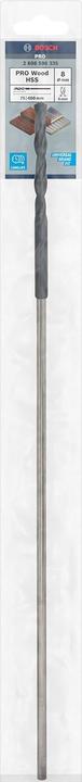 Produktbild Bosch Professional Zubehör PRO Wood HSS Installationsbohrer, 6 x 75 x 400 mm (6 mm)