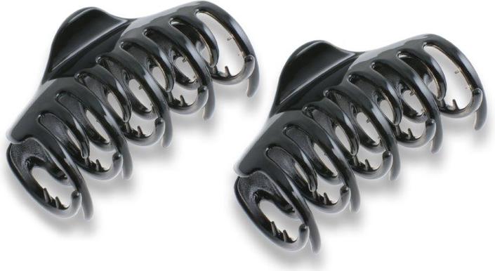 Produktbild Trisa Haarklammer rund gross 80 mm schwarz 2 Stk. (2 Stk.)