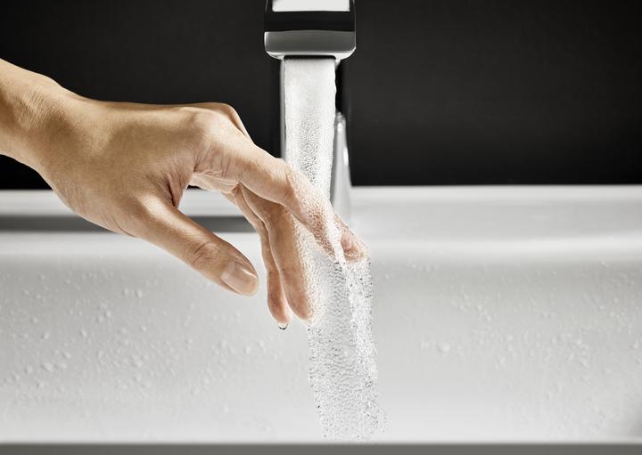Produktbild hansgrohe Vivenis Waschtischmischer 110 (chrom) mit Ablaufgarnitur
