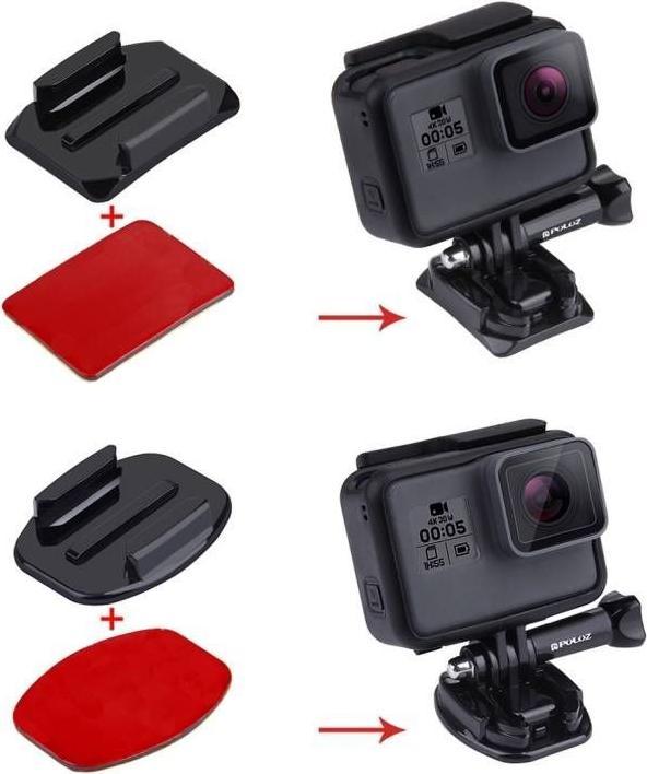 Produktbild Puluz Set of stickers and fixings do Osmo Action / GoPro (DJI Osmo Action, hero+, GoPro Hero 9, Plus, Insta360 One R, GoPro Hero 8, Silver, Xiaomi yi, Session, GoPro Hero 10, GoPro Hero 7)