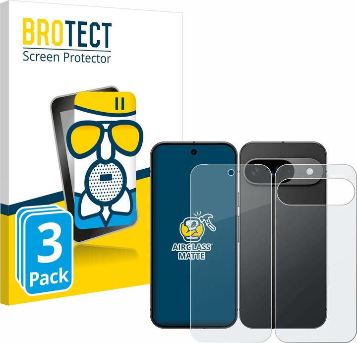 Produktbild BROTECT Schutzglas Schutzfolie Glas Folie Displayschutz matt (3 Stück, Google Pixel 9)