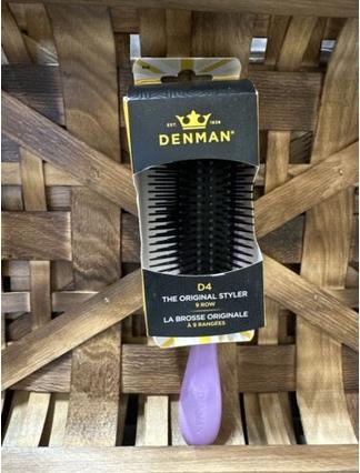 Produktbild Denman D4 The Original Styler Brush 9 Rows Brand New Purple