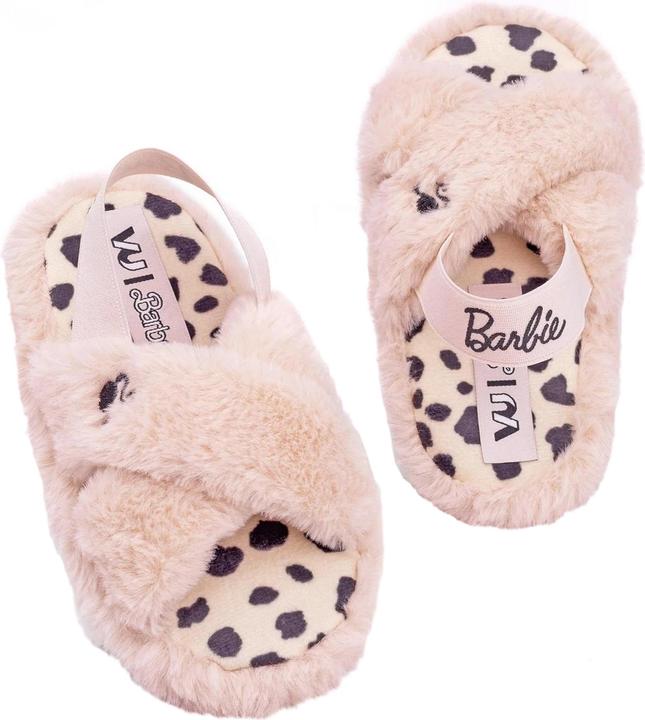Actual product image Barbie Girls Faux Fur Slip-on Slippers (28)