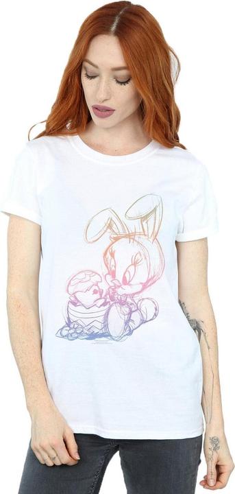Image du produit Looney Tunes - T-shirt TWEETY PIE EASTER EGG SKETCH - Femme (XXL)