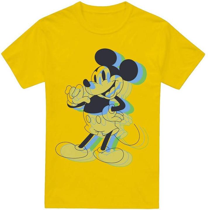 Actual product image Disney Mens Trippy Mickey Mouse T-Shirt (S)