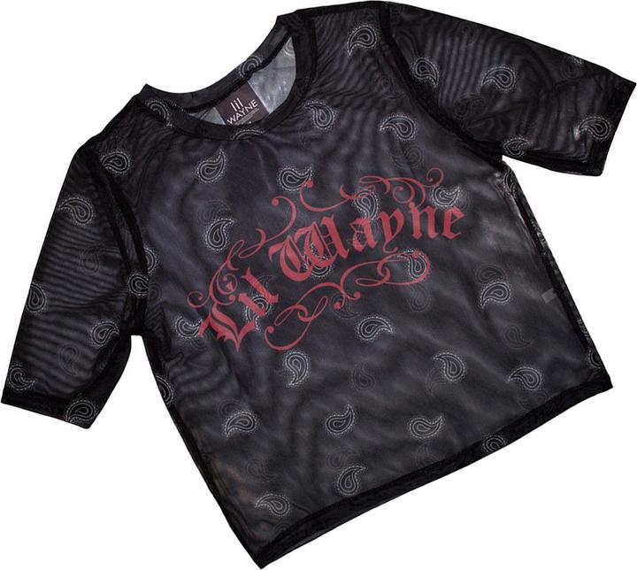 Actual product image Lil Wayne Womens/Ladies Script Crop Top (S)