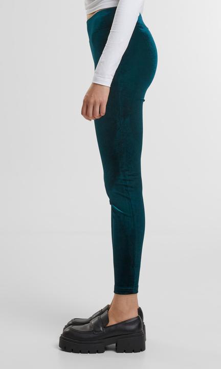 Immagine prodotto Urban Classics Leggings di velluto a vita alta da donna (4XL)