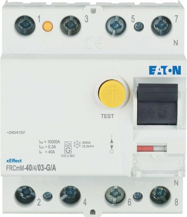 Produktbild Eaton FI-Schalter, 40A, 4p, 300mA, Typ G/A 170304