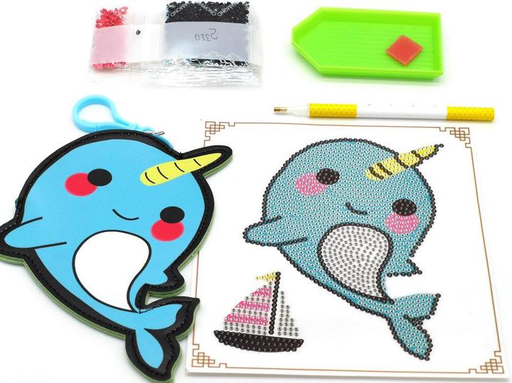 Image du produit Cover-Discount Kit de bricolage DIY strass pendentif baleine