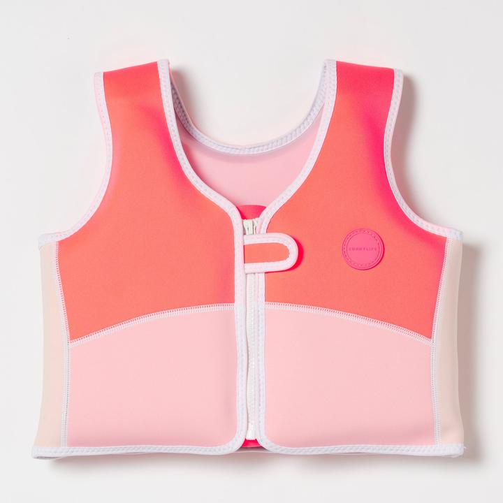 Actual product image Sunnylife Swim Vest 3-6 Neon Strawberry (3, 4, 5, 6)