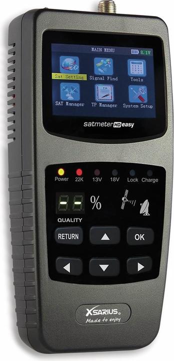 Actual product image Xsarius Satmeter HD Easy Camping Satfinder HD DVB-S/S2 SAT Meter (Measurement technology)