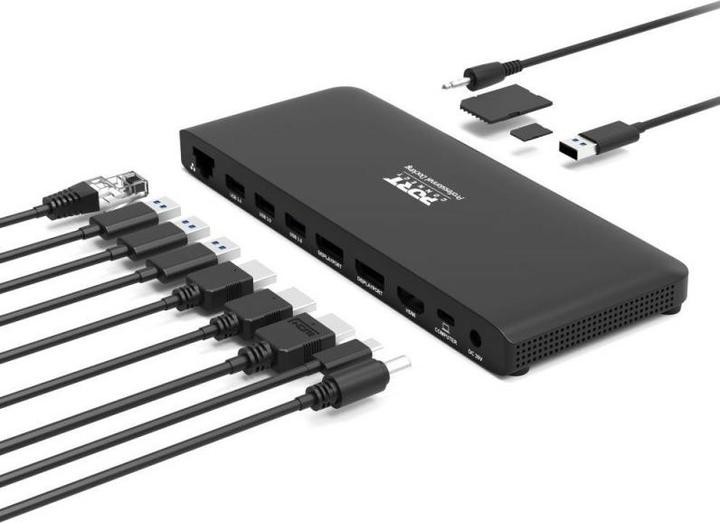 Image du produit Port Designs Port DOCKING TYPE C OFFICE 2 X 4K - UK (11 Ports)