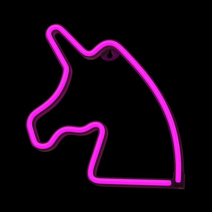 Image du produit Forever Light Lampe LED néon UNICORN rose Chauve-souris + USB FLNEO1 (2 cm)