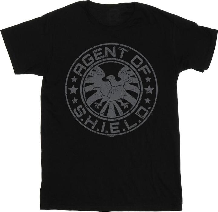 Avengers Shield Beaten Circle TShirt